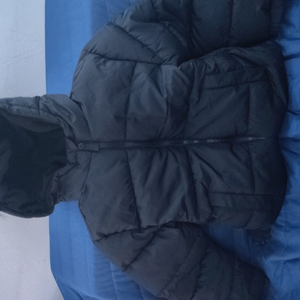 Kids Black Puffer Jacket